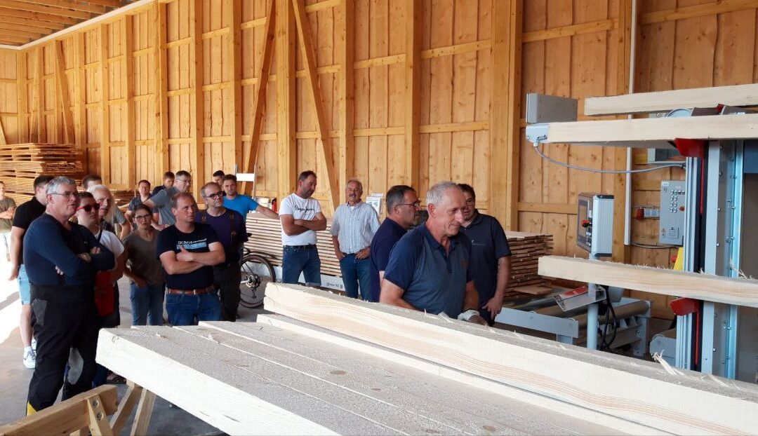 hoxaTEC Unistapler mobil Präsentation für bayrische Säger